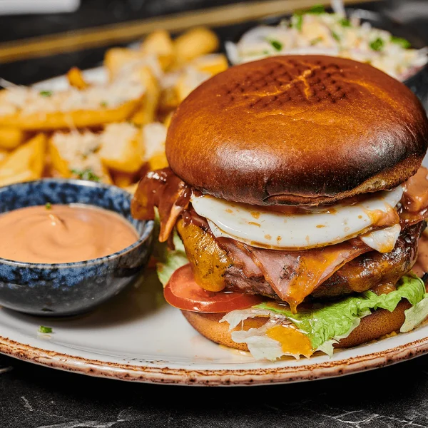 Egg & Beef Burger